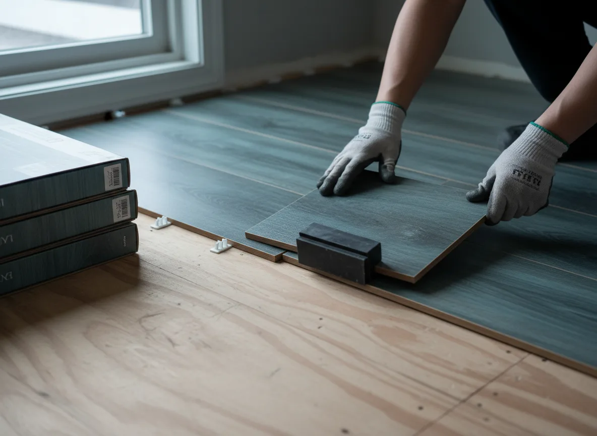 Luxury Vinyl Plank Installation company in Wolford, ND